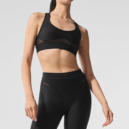 alo Women's Airlift Rebel Bra - Black