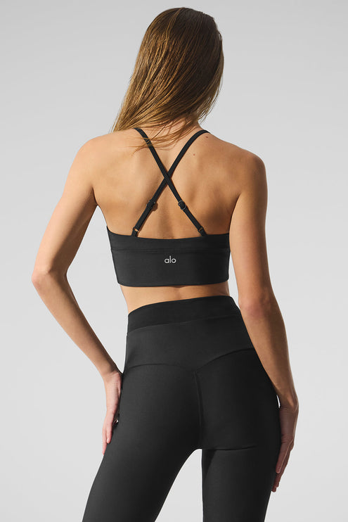 alo Women's Airlift Divine Bra - Black