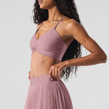 alo Women's Airlift Divine Bra - Smoky Quartz