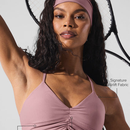 alo Women's Airlift Divine Bra - Smoky Quartz
