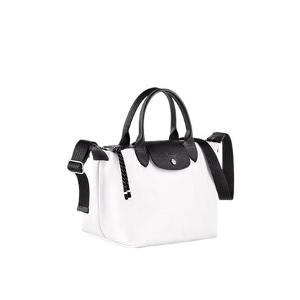 Longchamp Women's Le Pliage Energy S Handbag White  Recycled Canvas