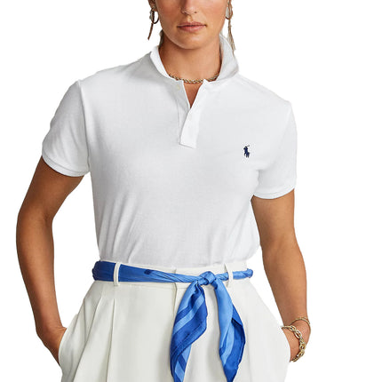 Polo Ralph Lauren Women's Classic Fit Mesh Polo Shirt White