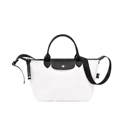 Longchamp Women's Le Pliage Energy S Handbag White  Recycled Canvas