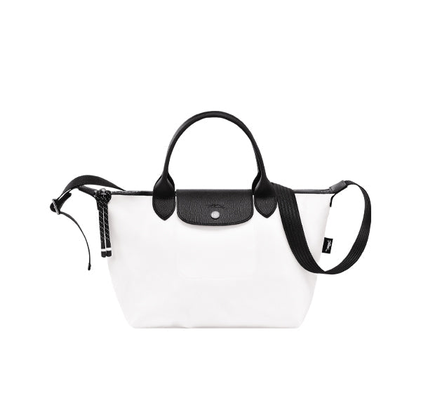 Longchamp Women's Le Pliage Energy S Handbag White  Recycled Canvas