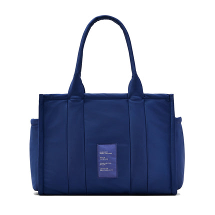 Marc Jacobs Women's The Puffy Nylon Large Tote Bag Blue Sea