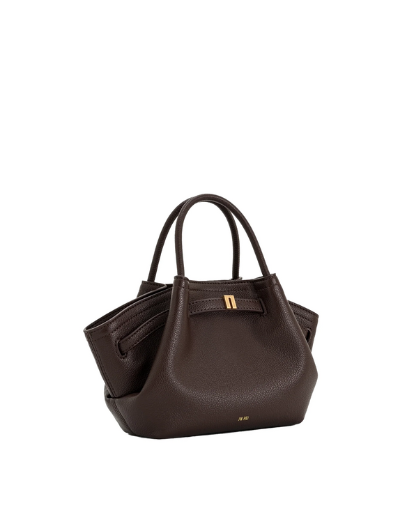 JW PEI Women's Hana Mini Tote Bag Dark Brown/Gold