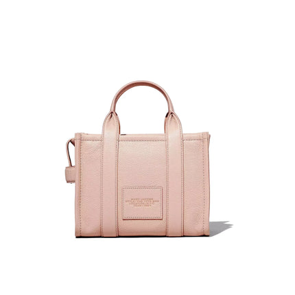 Marc Jacobs Women's The Leather Small Tote Bag Rose - Ready to Ship