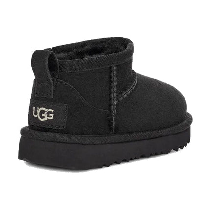 UGG Toddler Classic Ultra Mini Black