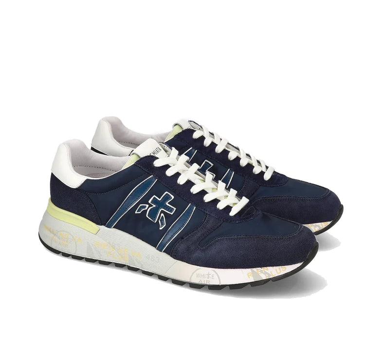 Premiata Men's Lander Sneakers Navy 6634