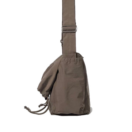 Uniqlo Unisex Drawstring Shoulder Bag 56 Olive