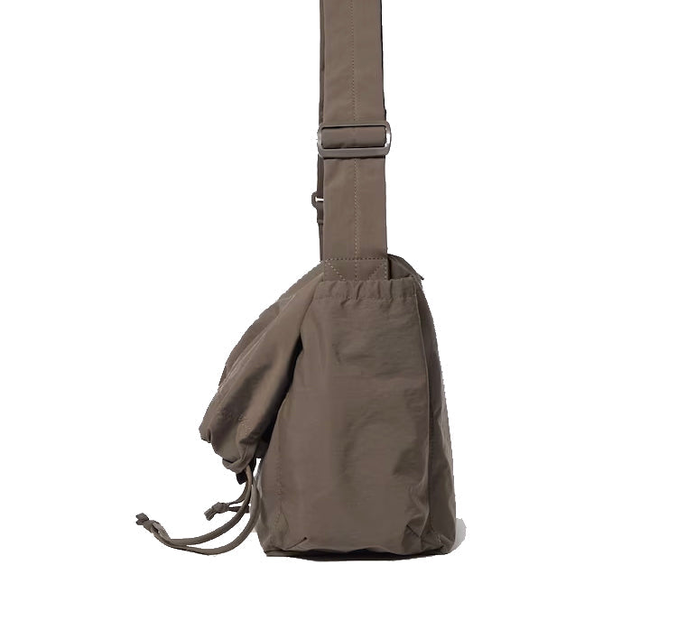 Uniqlo Unisex Drawstring Shoulder Bag 56 Olive