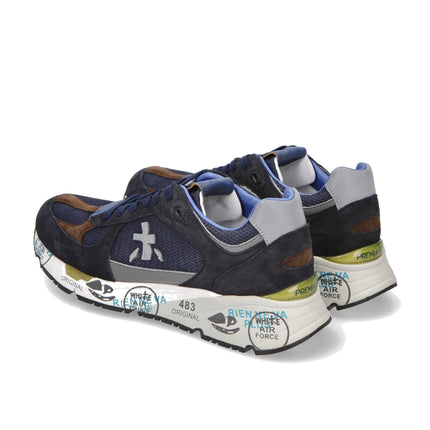 Premiata Men's Mase Sneakers Navy/Green 6423