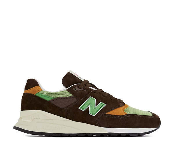 New Balance Made in USA 998 Brown with Green U998BG