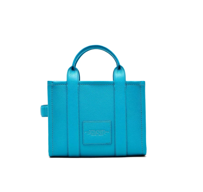 Marc Jacobs Women's The Leather Medium Tote Bag Aqua