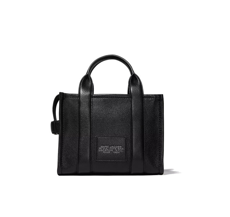 Marc Jacobs Women's The Leather Small Tote Bag Black - Ready to Ship