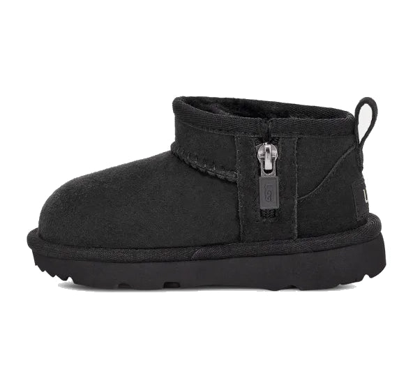 UGG Toddler Classic Ultra Mini Black