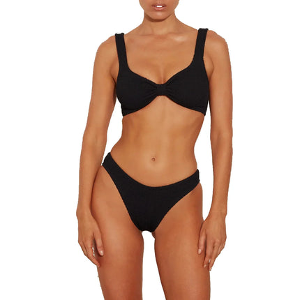 HUNZA G Women's Bonnie Bikini Black