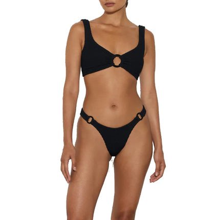 HUNZA G Women's Hallie Bikini Black