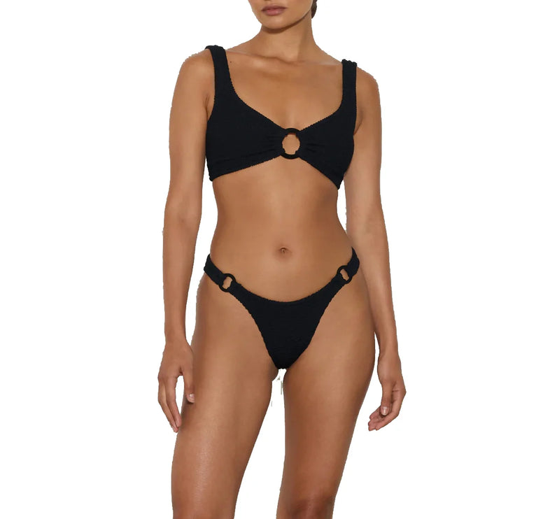 HUNZA G Women's Hallie Bikini Black