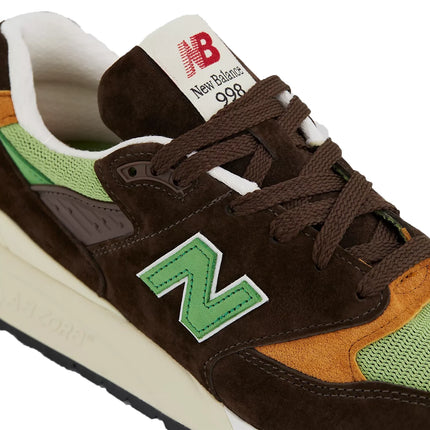 New Balance Made in USA 998 Brown with Green U998BG