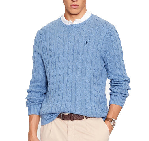 Polo Ralph Lauren Men's Cotton Sweater Blue