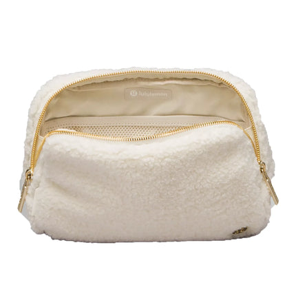 lululemon Unisex Everywhere Belt Bag Large 2L Fleece White Opal/Gold