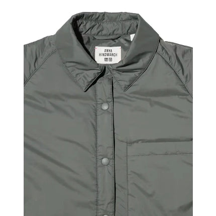 Uniqlo Women's Pufftech Shirt Jacket 56 Olive