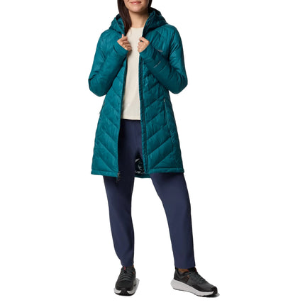 Columbia Women's Heavenly Long Hooded Jacket River Blue