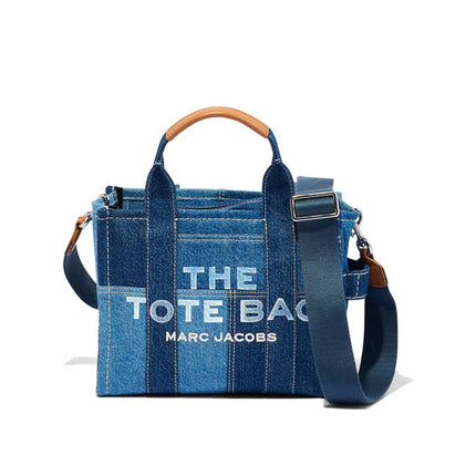 Marc Jacobs Women's The Denim Small Tote Bag Blue - Ready to Ship