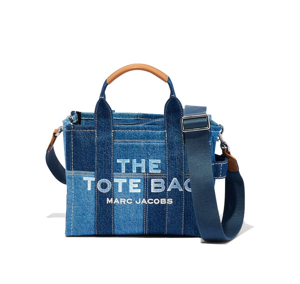 Marc Jacobs Women's The Denim Small Tote Bag Blue - Ready to Ship