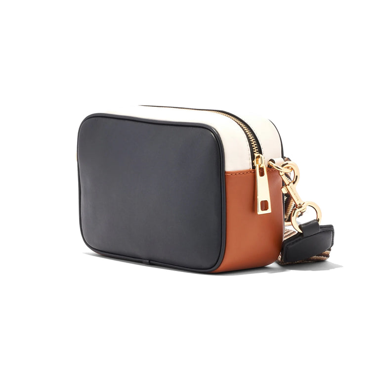Marc Jacobs Women's Flash Leather Crossbody Bag Colorblock Black/Multi