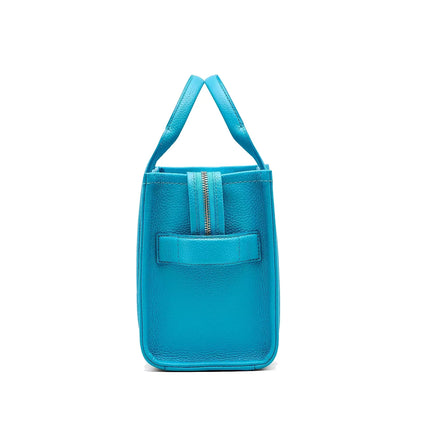 Marc Jacobs Women's The Leather Small Tote Bag Aqua