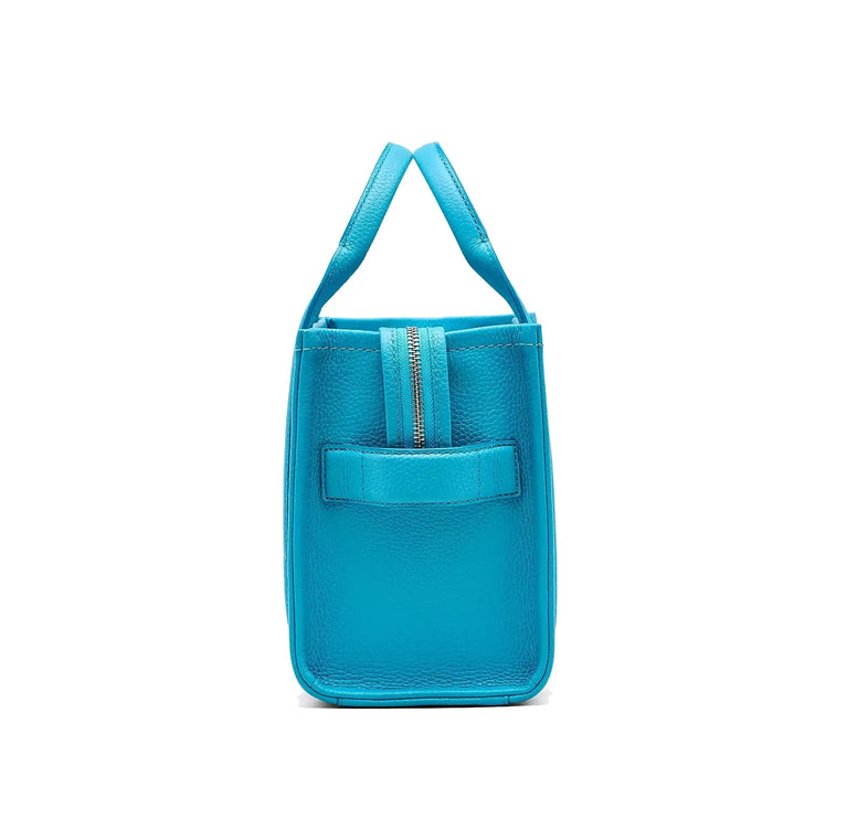 Marc Jacobs Women's The Leather Small Tote Bag Aqua