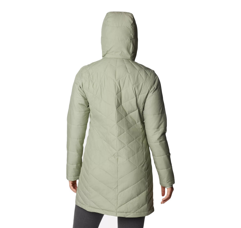 Columbia Women's Heavenly Long Hooded Jacket Safari