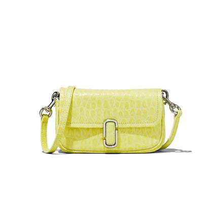 Marc Jacobs Women's The Croc Embossed J Marc Mini Bag Tender Yellow