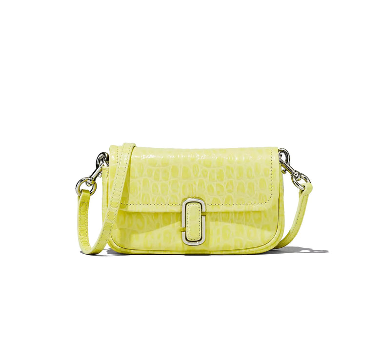 Marc Jacobs Women's The Croc Embossed J Marc Mini Bag Tender Yellow