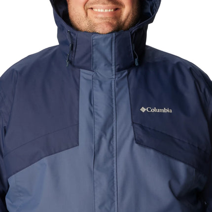 Columbia Men's Big Bugaboo II Fleece Interchange Jacket Dark Mountain/Collegiate Navy