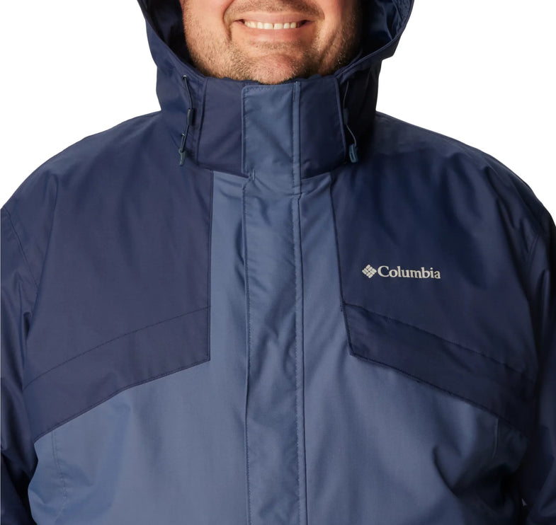 Columbia Men's Big Bugaboo II Fleece Interchange Jacket Dark Mountain/Collegiate Navy