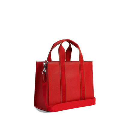 Coach Women's Smith Tote Silver/Miami Red Multi