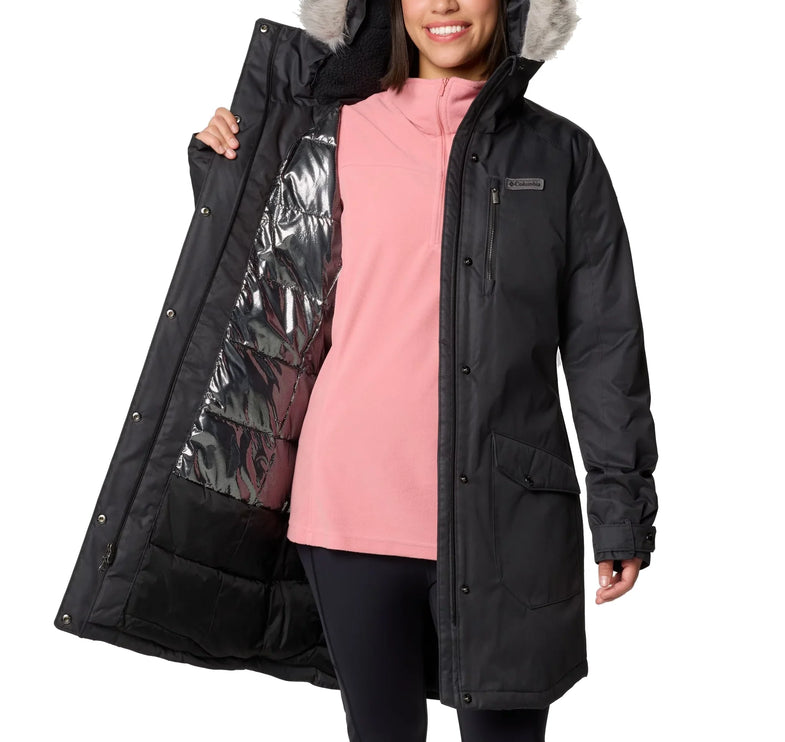 Columbia Women's Suttle Mountain Long Insulated Jacket Black