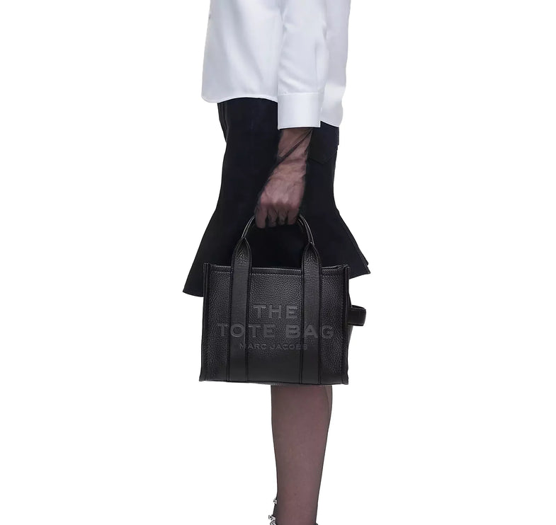 Marc Jacobs Women's The Leather Small Tote Bag Black