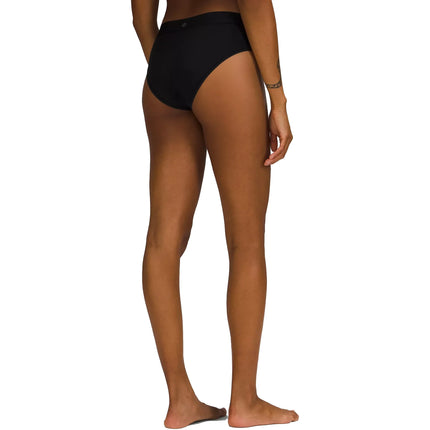 lululemon Women's UnderEase Mid-Rise Bikini Underwear 3 Pack Black