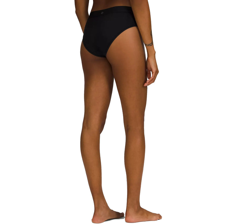 lululemon Women's UnderEase Mid-Rise Bikini Underwear 3 Pack Black