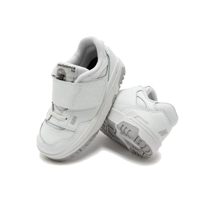 New Balance Toddler's 550 Bungee Lace with Top Strap White IHB550PB - Special Price