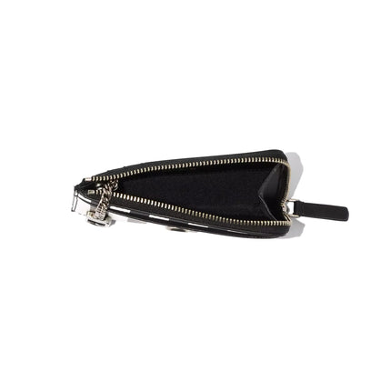 Marc Jacobs Women's The Striped J Marc Top Zip Multi Wallet Black/White