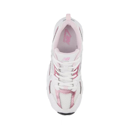 New Balance Grade School 530 White with Pink Sugar GR530RK - Ready to Ship