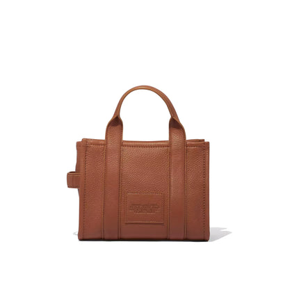 Marc Jacobs Women's The Leather Small Tote Bag Argan Oil - Ready to Ship