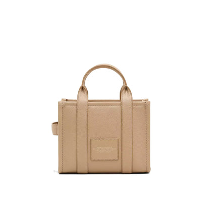 Marc Jacobs Women's The Leather Small Tote Bag Camel - Ready to Ship