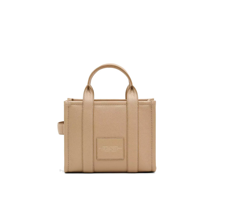 Marc Jacobs Women's The Leather Small Tote Bag Camel - Ready to Ship