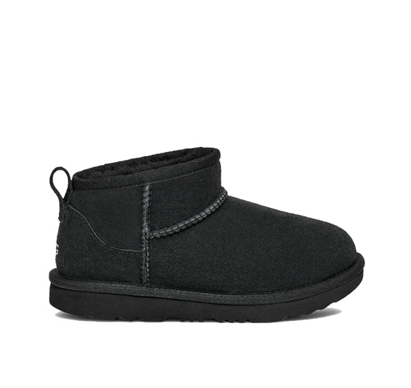 UGG Big Kid's Classic Ultra Mini Black